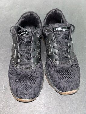US Polo Assn. Black Mesh Sneakers Size 9